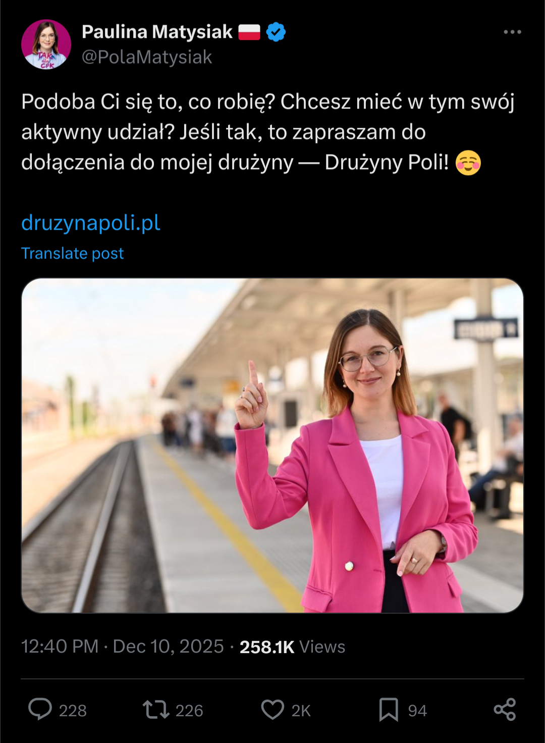 paulina matysiak on twitter: Podoba Ci się to, co robię? Chcesz mieć w tym swój aktywny udział? Jeśli tak, to zapraszam do dołączenia do mojej drużyny — Drużyny Poli! ☺️

druzynapoli.pl