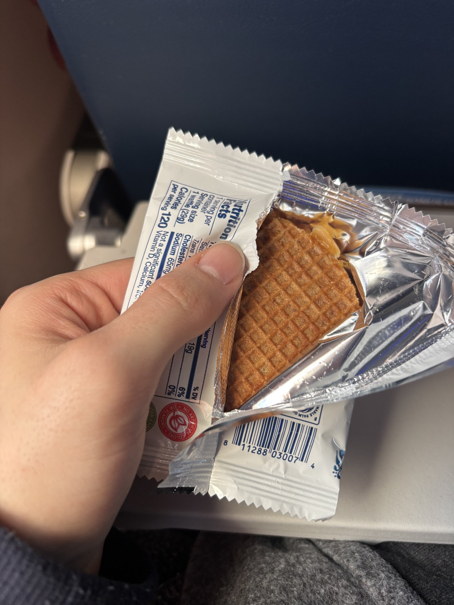 plane stroopwafel! it was super yummy!