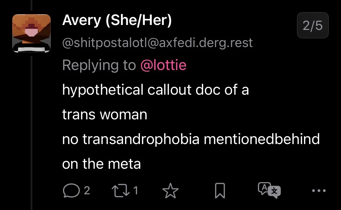 screenshot of that comment with very poor formatting and no quote whatsoever